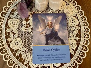 大天使ハニエル「Moon Cycles 月のサイクル」についての高次元メッセージの写真